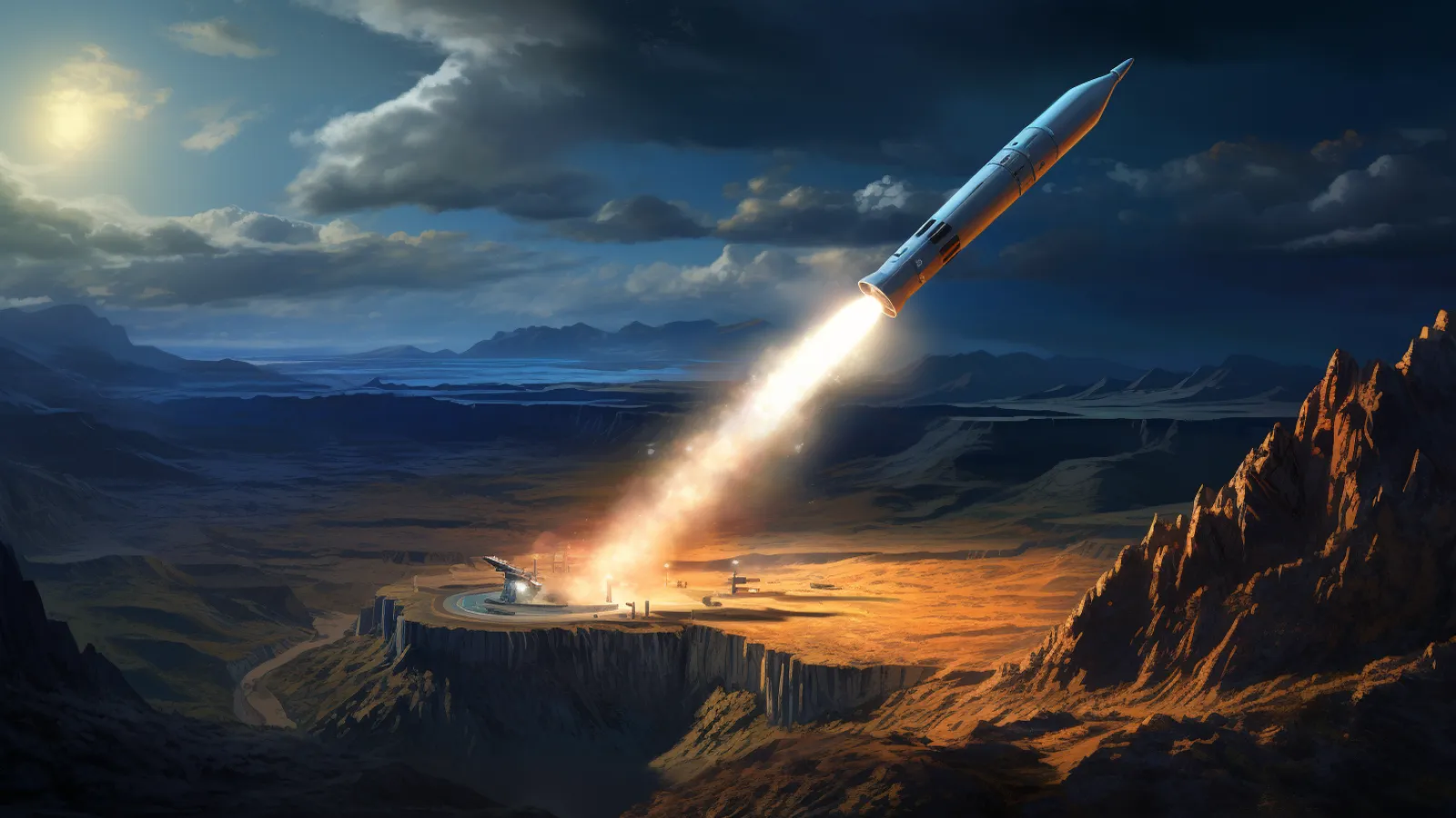 illustration for missile